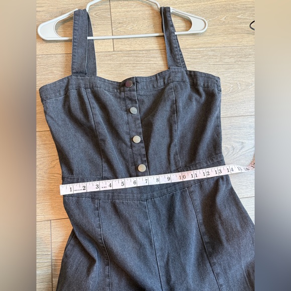 Denim by Jealous Tomato Black Y2K Flare Leg Jumpsuit - Picture 9 of 14